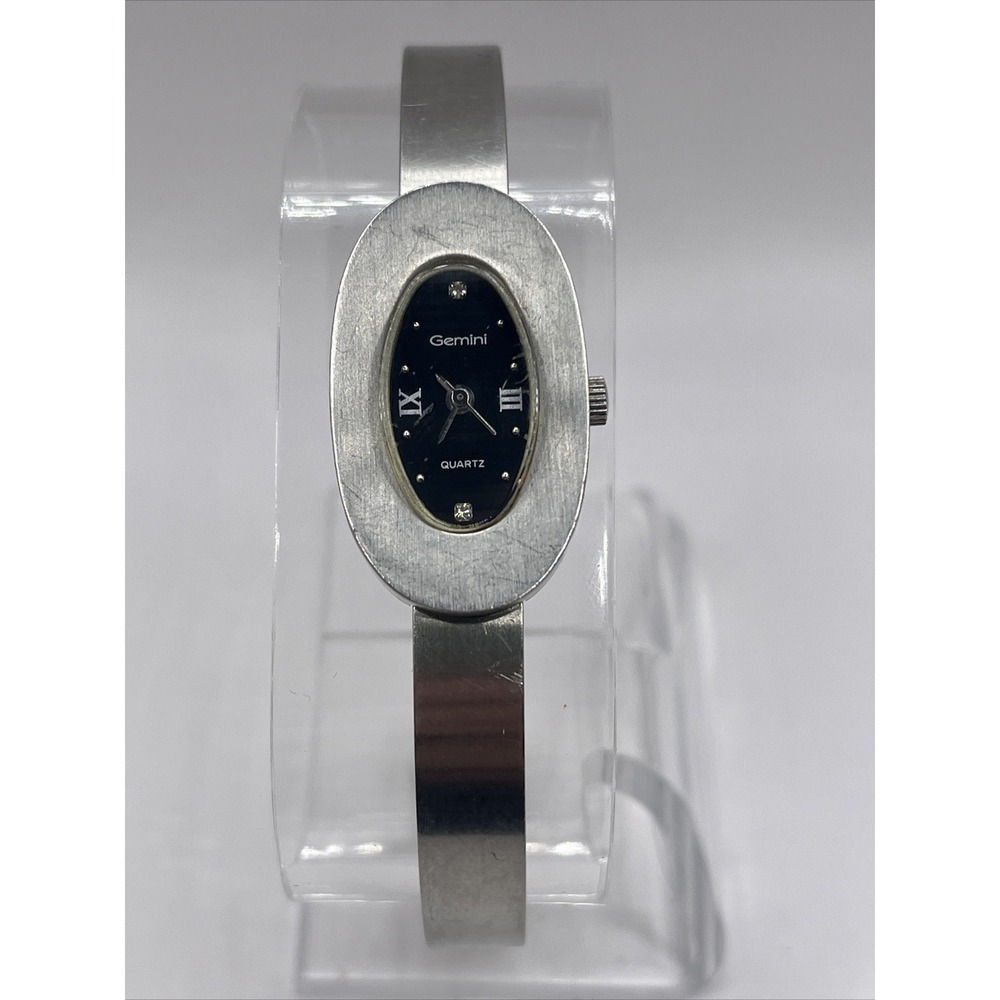 Gemini Women's Quartz Watch India Made Stainless Steel 18mm Case- New Battery‎